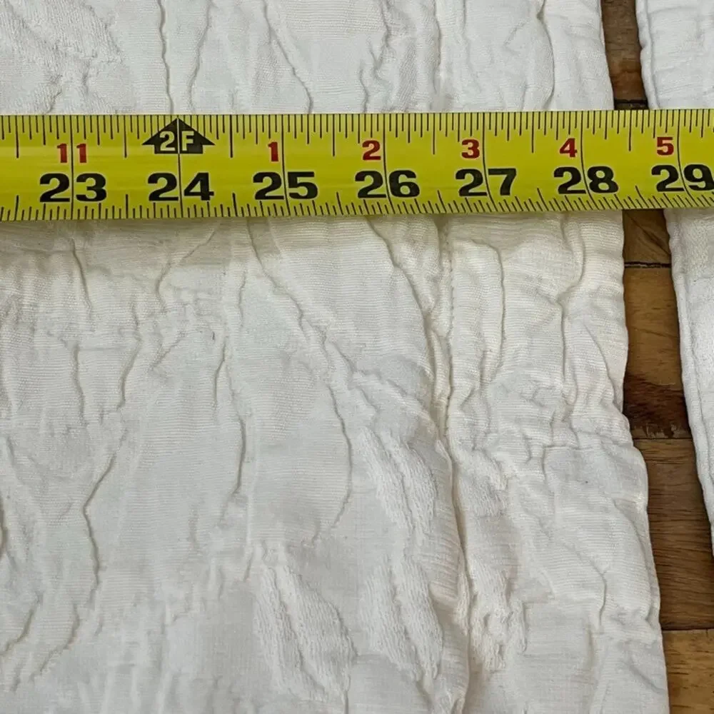 Pottery Barn Matelasse Euro & King Pillow Sham Cotton Ivory Textured